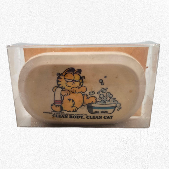 Twincraft Other - 1981 Garfield Soap Clean Body Clean Cat Vintage NIB French Milled Collectible